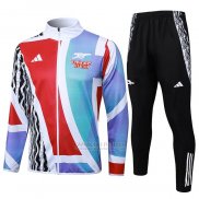 Jaqueta de Treinamento Arsenal 2024-2025 Vermelho Y Branco