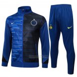 Jaqueta de Treinamento Inter de Milao Crianca 2024-2025 Azul