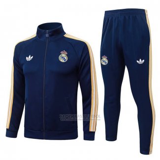 Jaqueta de Treinamento Real Madrid Crianca 2026-2027 Azul