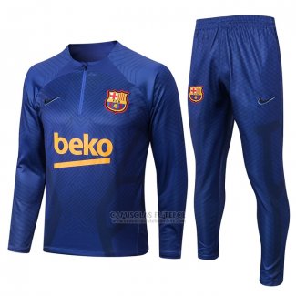 Sueter de Treinamento Barcelona 2022-2023 Azul