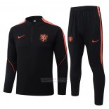 Sueter de Treinamento Holanda 2026-2027 Preto