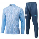 Sueter de Treinamento Manchester City Crianca 2024-2025 Azul