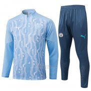 Sueter de Treinamento Manchester City Crianca 2024-2025 Azul