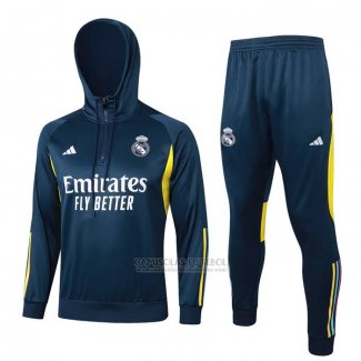 Sueter de Treinamento Real Madrid 2023-2024 Azul