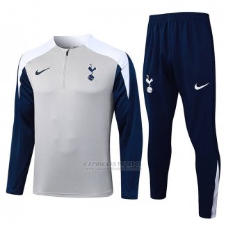 Sueter de Treinamento Tottenham Hotspur Crianca 2025-2026 Cinza Azul