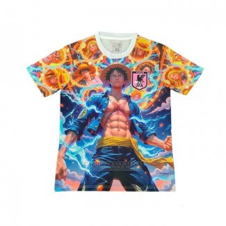 Tailandia Camisola Japao Anime 2025 Laranja Azul
