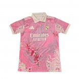 Tailandia Camisola Real Madrid Dragon 2025-2026 Rosa Vermelho