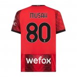 Camisola AC Milao Jogador Musah 1º 2023-2024