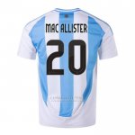 Camisola Argentina Jogador Mac Allister 1º 2024