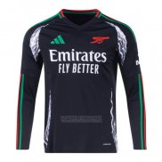 Camisola Arsenal 2º Manga Comprida 2024-2025