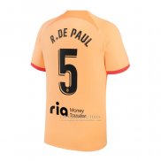 Camisola Atletico Madrid Jogador R.de Paul 3º 2022-2023