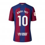 Camisola Barcelona Jogador Ansu Fati 1º 2023-2024