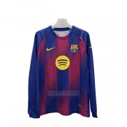 Camisola Barcelona 1º Manga Comprida 2025-2026