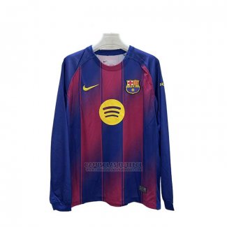 Camisola Barcelona 1º Manga Comprida 2025-2026