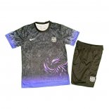 Camisola Barcelona Special Crianca 2025-2026 Preto Purpura