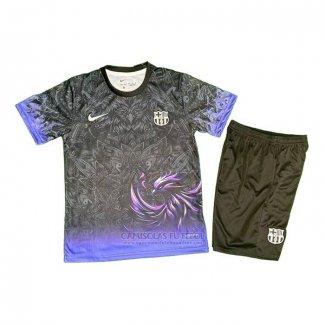 Camisola Barcelona Special Crianca 2025-2026 Preto Purpura