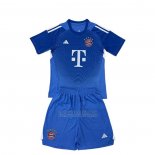 Camisola Bayern de Munique Goleiro Crianca 2025-2026 Azul