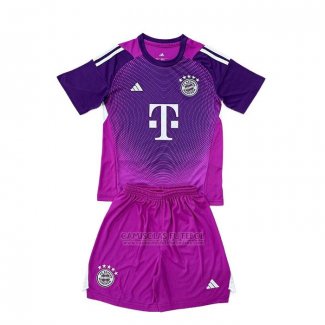 Camisola Bayern de Munique Goleiro Crianca 2025-2026 Purpura