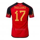 Camisola Belgica Jogador Trossard 1º 2022