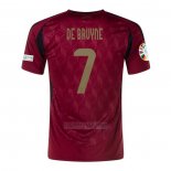 Camisola Belgica Jogador de Bruyne 1º 2024