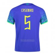 Camisola Brasil Jogador Casemiro 2º 2022