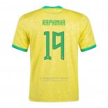 Camisola Brasil Jogador Raphinha 1º 2022