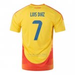 Camisola Colombia Jogador Luis Diaz 1º 2024