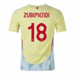 Camisola Espanha Jogador Zubimendi 2º 2024