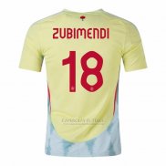 Camisola Espanha Jogador Zubimendi 2º 2024