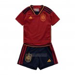 Camisola Espanha 1º Crianca 2022