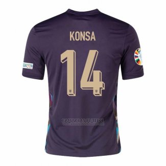Camisola Inglaterra Jogador Konsa 2º 2024