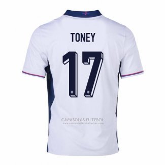 Camisola Inglaterra Jogador Toney 1º 2024
