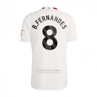 Camisola Manchester United Jogador B.fernandes 3º 2023-2024