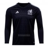 Camisola Mexico Goleiro Manga Comprida 2022 Preto