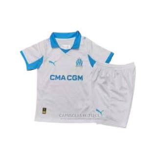 Camisola Olympique Marsella 1º Crianca 2025-2026