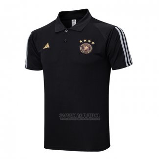 Camisola Polo del Alemanha 2022-2023 Preto