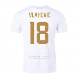 Camisola Serbia Jogador Vlahovic 2º 2022