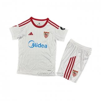 Camisola Sevilha 1º Crianca 2025-2026