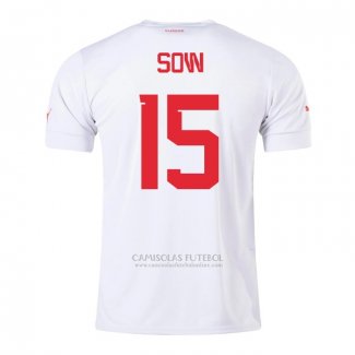 Camisola Suica Jogador Sow 2º 2022