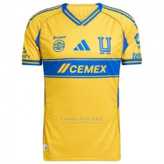 Camisola Tigres UANL 1º Authentic 2025-2026