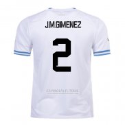 Camisola Uruguai Jogador J.m.gimenez 2º 2022