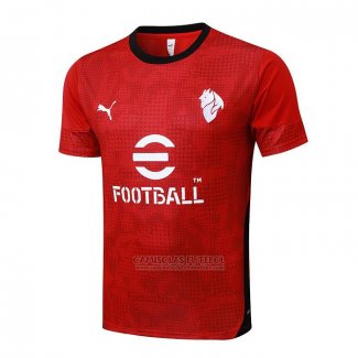 Camisola de Treinamento AC Milao 2025-2026 Vermelho