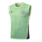 Camisola de Treinamento Manchester City Sin Mangas 2025-2026 Verde