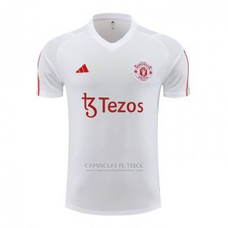 Camisola de Treinamento Manchester United 2023-2024 Branco