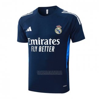 Camisola de Treinamento Real Madrid 2025-2026 Azul Branco