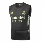 Camisola de Treinamento Real Madrid Sin Mangas 2025-2026 Cinza Verde