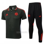 Conjunto Polo del Bayern de Munique 2025-2026 Verde Oscuro