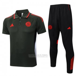 Conjunto Polo del Bayern de Munique 2025-2026 Verde Oscuro