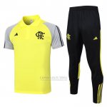 Conjunto Polo del Flamengo 2024-2025 Amarelo