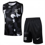 Fato de Treino Corinthians Sem Mangas 2025-2026 Preto